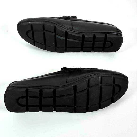 Coach Men\'s Mott Driver Turnlock Loafer in Black Leather - Size 12D EU46 main image 8